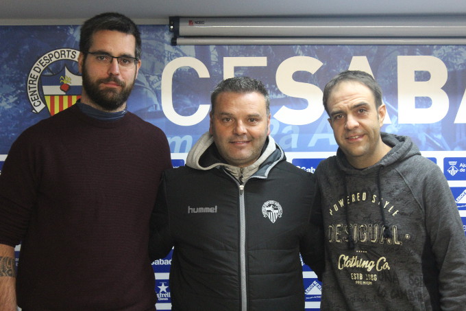 Àngel Codina i Raúl Rodríguez amb el coordinador, Jordi Bransuela | CES