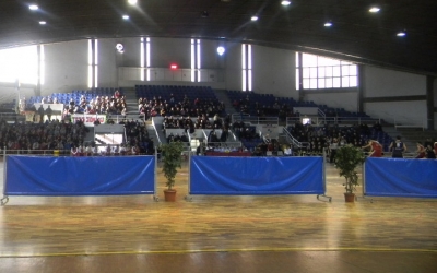 El Pavelló Municipal d'Esports de Sol i Padrís en una competició | Arxiu 