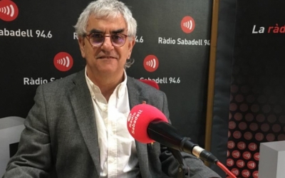 Jesús Viñas, director dels Serveis Territorials d'Educació, en una entrevista a Ràdio Sabadell
