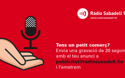 Ràdio Sabadell ofereix espais de publicitat gratuïta als comerços i empreses de proximitat