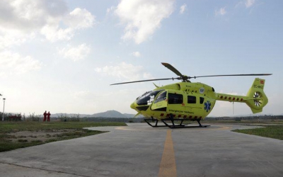 L'helicòpter del SEM té base al Taulí/ SEM