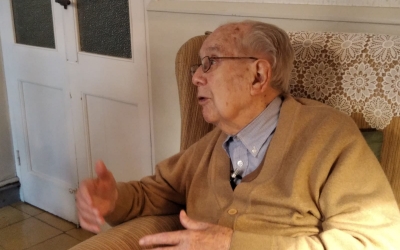 Alfons Soler, durant una entrevista/ Genís Ribé