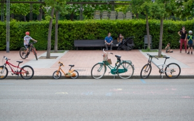 Bicicletes a l'Eix Central de la ciutat/ Roger Benet