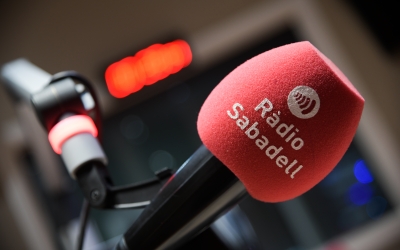 Imatge d'un microfron de Ràdio Sabadell | Roger Benet