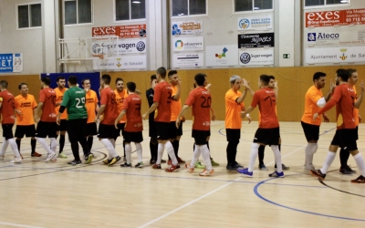 Imatge de la lliga passada en el derbi entre el Nou Escorial i el Grups Arrahona