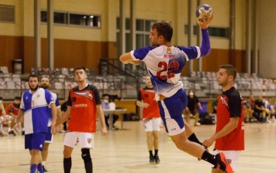 Un jugador del Creu Alta en un acció d'un partit | Creu Alta Sabadell