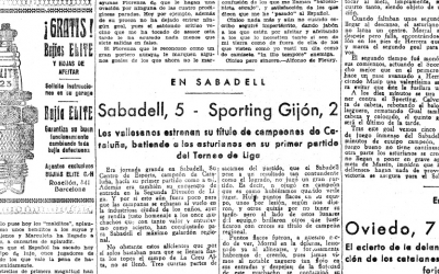 Recull de premsa del primer partit del Sabadell a Segona | Hemeroteca MD