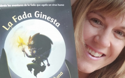 El llibre de La Fada Ginesta i la seva autora, Anna Muro | Cedida