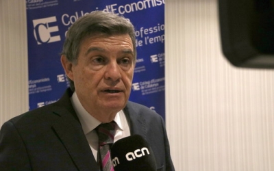 Joan B. Casas, exdegà del Col·legi d'Economistes de Catalunya | ACN