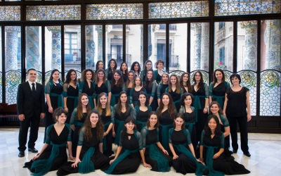 El Cor de Noies de l'Orfeó Català, que actua amb l'OSV | Cedida