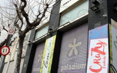 Exterior de la discoteca Paladium, tancada des de fa dos anys/ ACN