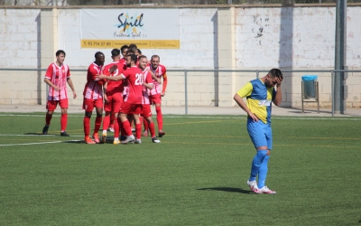 Celebració de gol del Llefià contra el Sabadell Nord en el xoc de la setmana passada| Adrián Arroyo