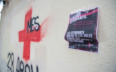 El cartell de la mobilització estudiantil/ Roger Benet
