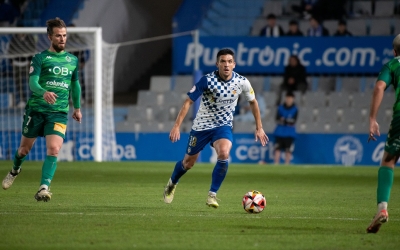 Carles Salvador, en el darrer partit contra l'Arenteiro | Roger Benet