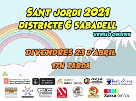 "El 6 a la xarxa" al  districte 6 de Sabadell celebra Sant Jordi a YouTube