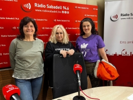 Lydia Orobitx, Cristina Allande i Mònica Escribà han estat avui a Ràdio Sabadell | Mireia Sans