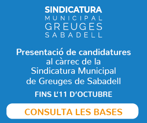 Candidatura SINDICATURA - Ajuntament de Sabadell