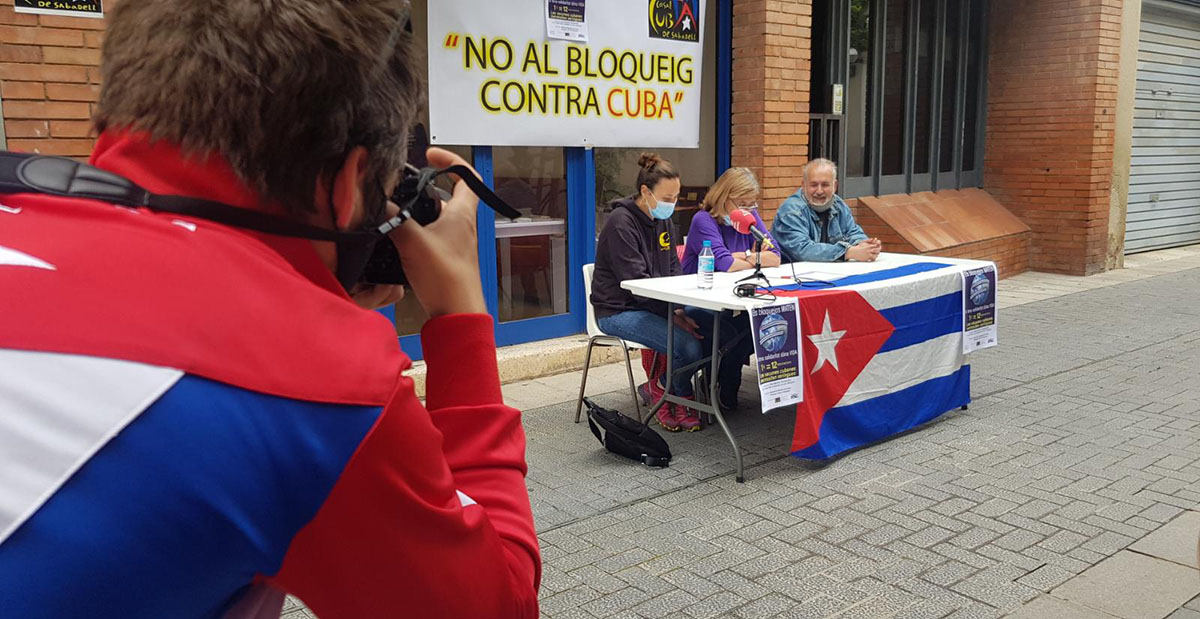 Aquest matí s'ha presentat la plataforma i la campanya solidària amb Cuba
