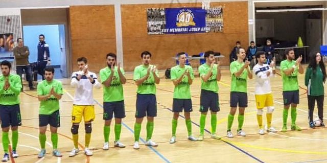 Els prolegòmens del partit entre La Unión i la Pia | Futsal Pia