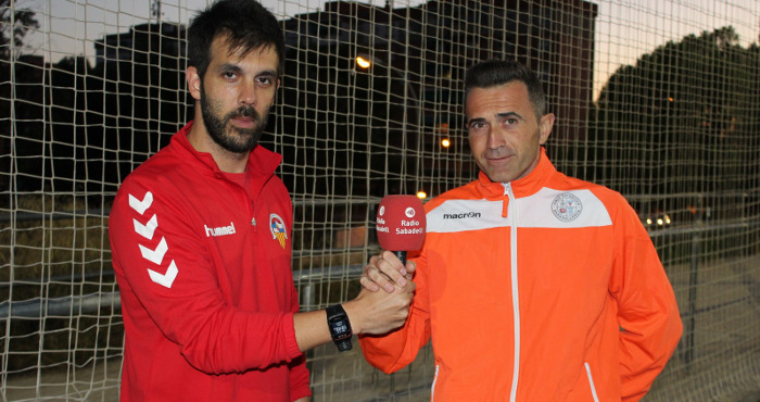 Ràdio Sabadell ha fet coincidir als dos entrenadors en la prèvia del derbi | Adrián Arroyo