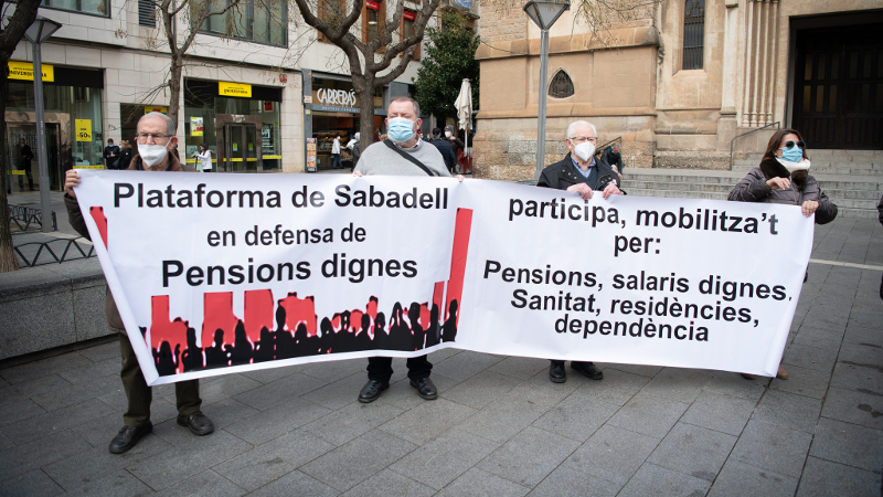 Manifestants pensions