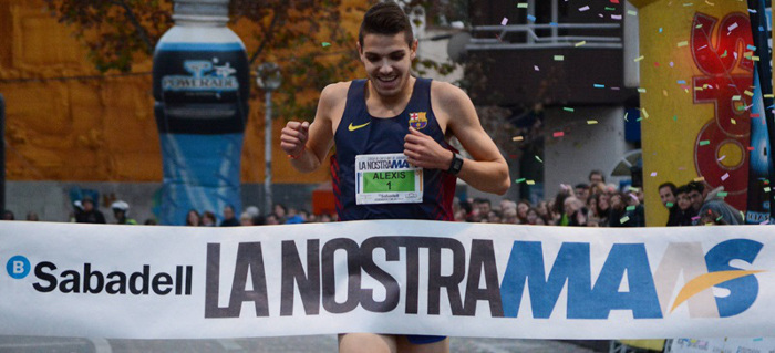 Alexis Rodríguez guanyant l'edició del 2015 de la Nostra | Roger Benet