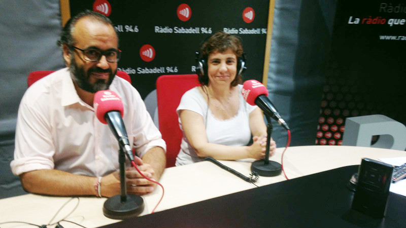 Raúl García Barroso i Eulàlia Barros al Desperta Sabadell