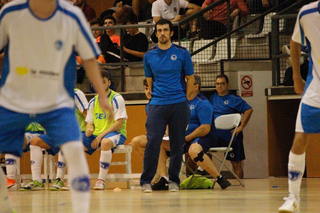 El tècnic Borja Burgos, en un partit aquest curs | Pau Vituri