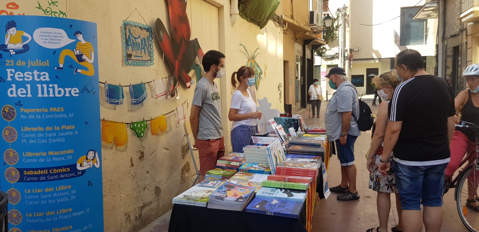 Sabadell Còmics també ha sortit al carrer per celebrar la jornada 