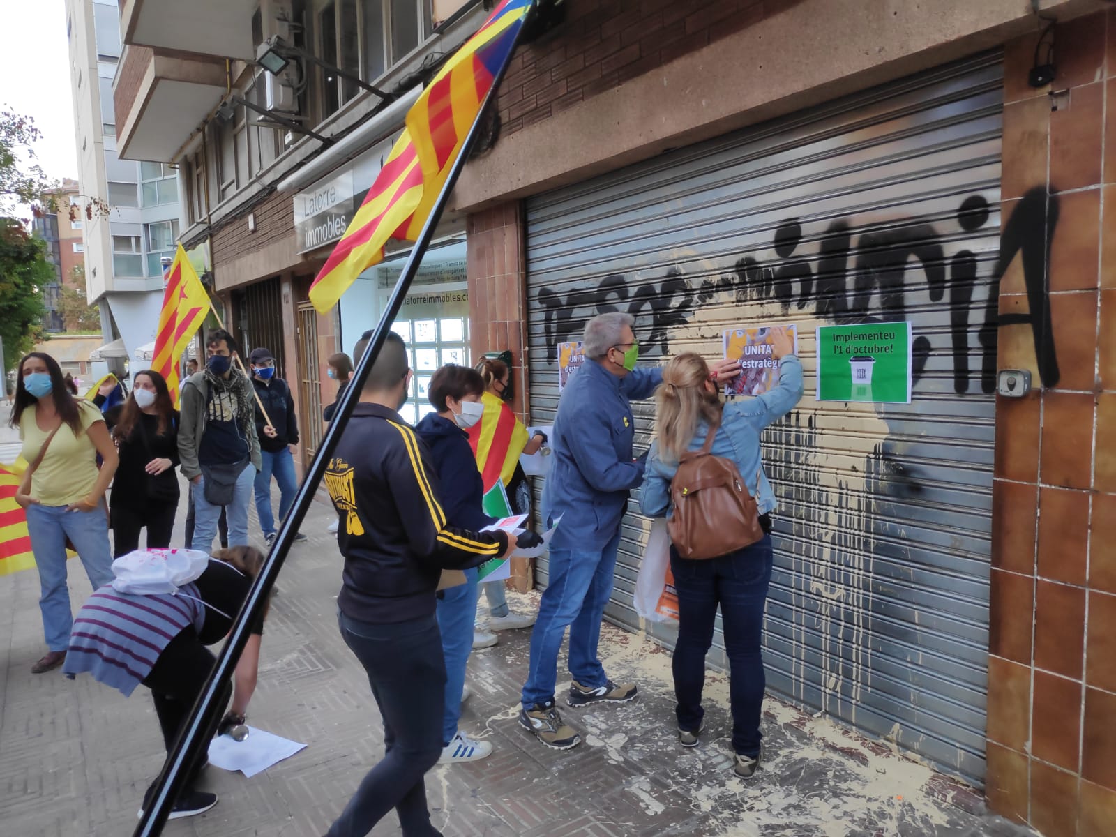 Mobilització aquesta tarda a Sabadell | Pau Duran