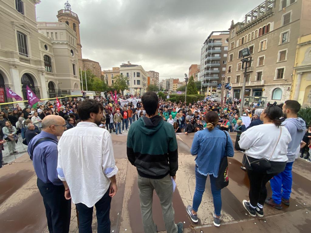 Moment dels parlaments a plaça Doctor Robert | Helena Molist