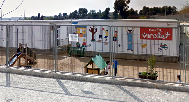 Exterior de l'escola Virolet | Ajuntament de Sabadell