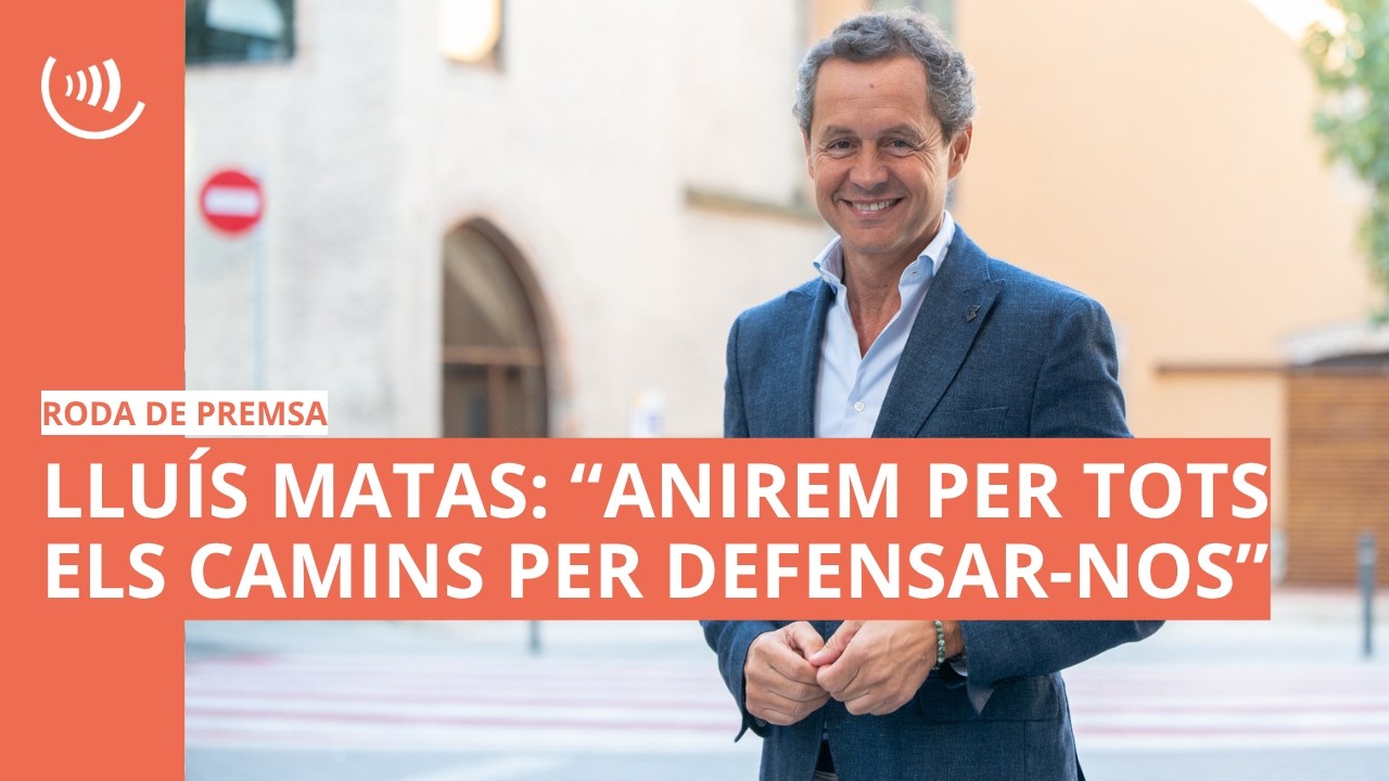 Roda de premsa: Lluís Matas sobre la seva expulsió de Junts