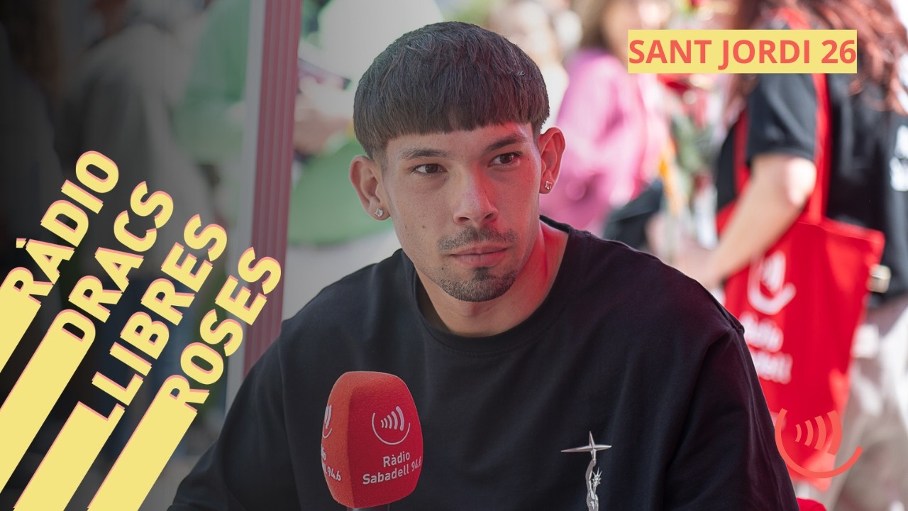 David Astals, com un llibre obert per Sant Jordi