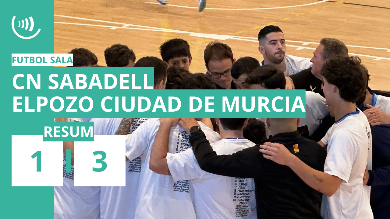 RESUM: CN Sabadell 1-3 ElPozo Ciudad de Murcia