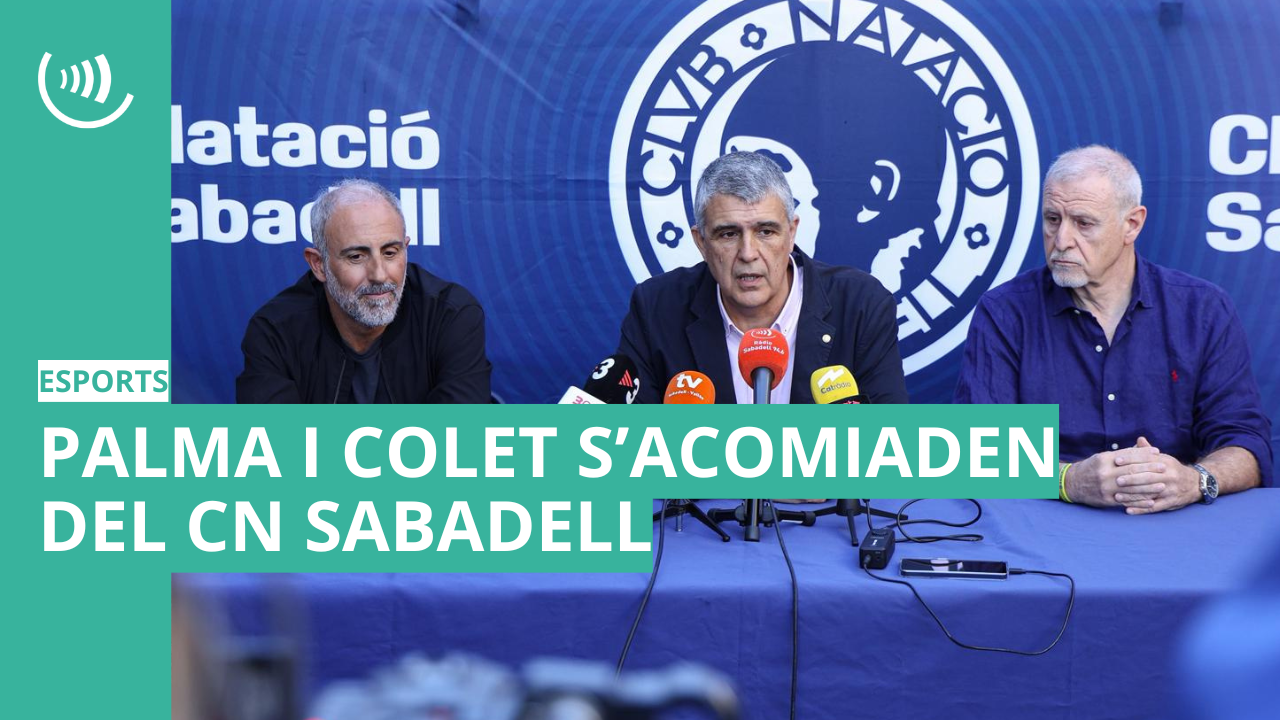 El comiat de David Palma i Quim Colet de les banquetes del CNS