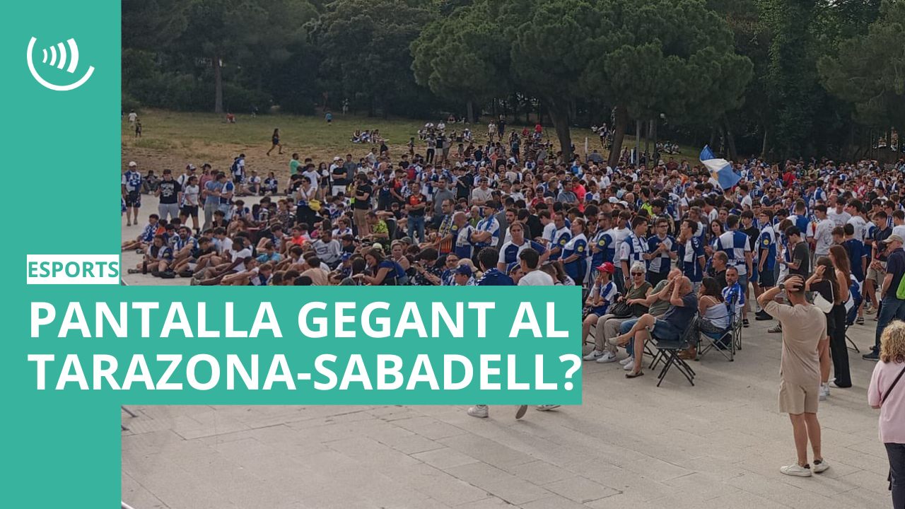 Pantalla gegant al Tarazona-Sabadell?
