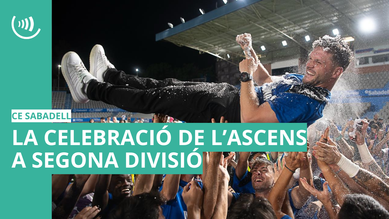 La celebració de l'ascens a Segona