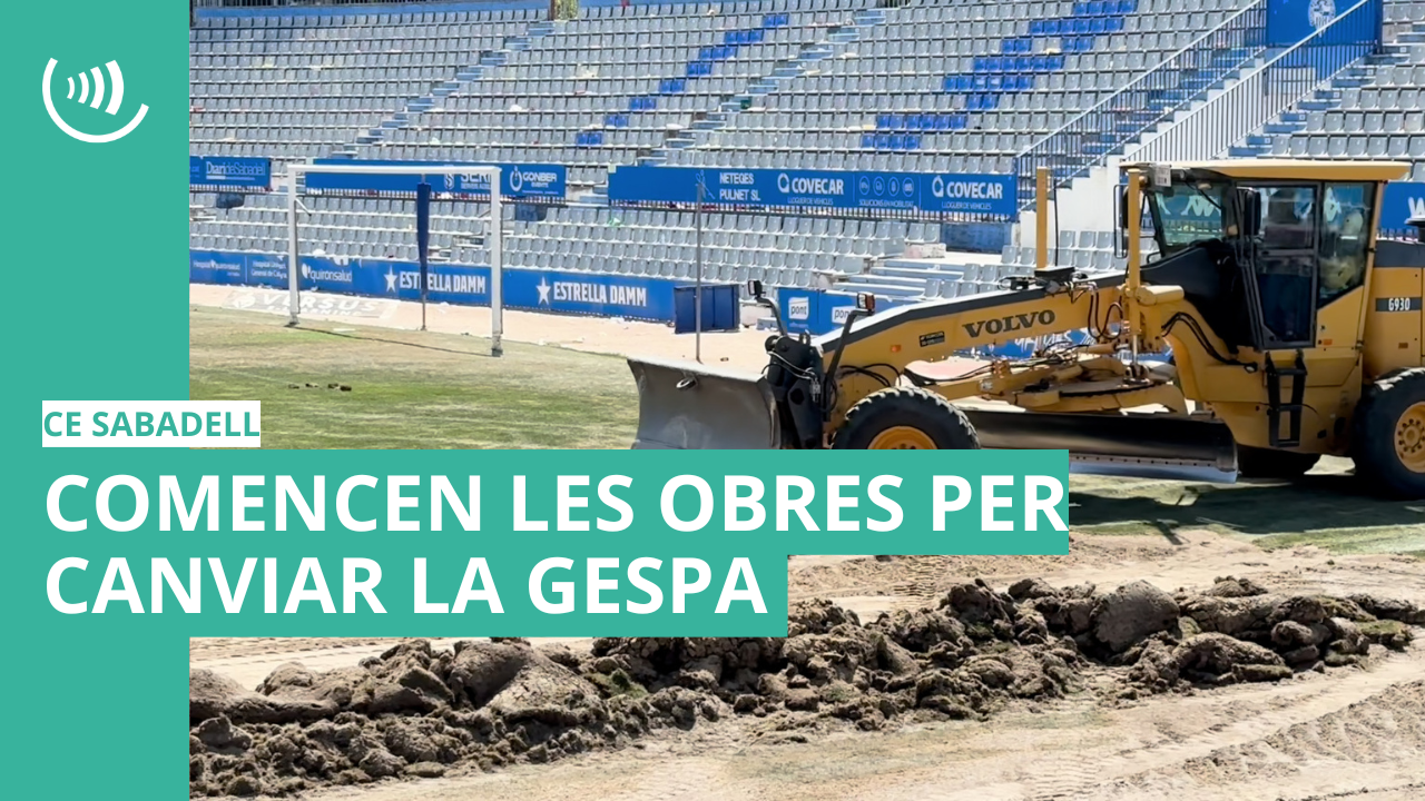 Canvien la gespa de la Nova Creu Alta