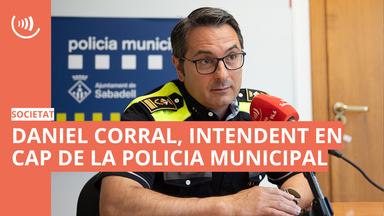 Daniel Corral, intendent en cap de la Policia Municipal, defensa l'Ordenança de civisme