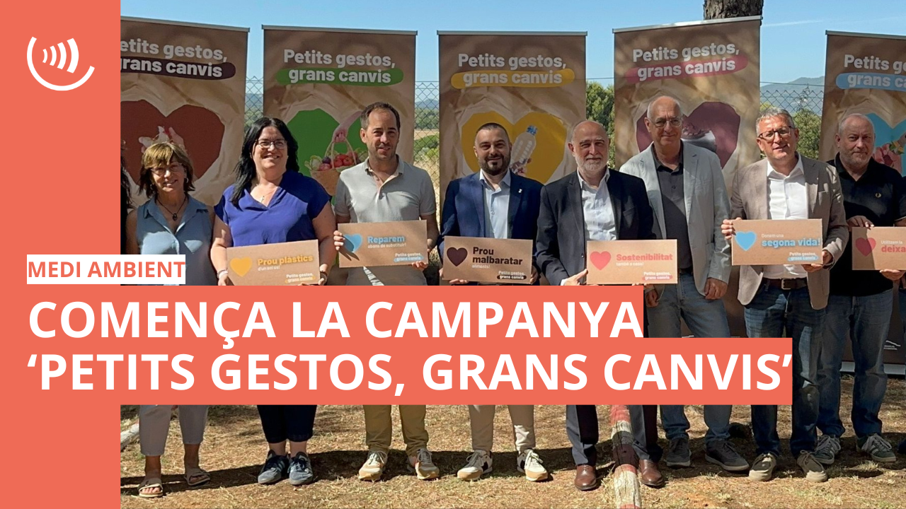  El Consell Comarcal del Vallès Occidental presenta el programa 'Petits gestos, grans canvis’