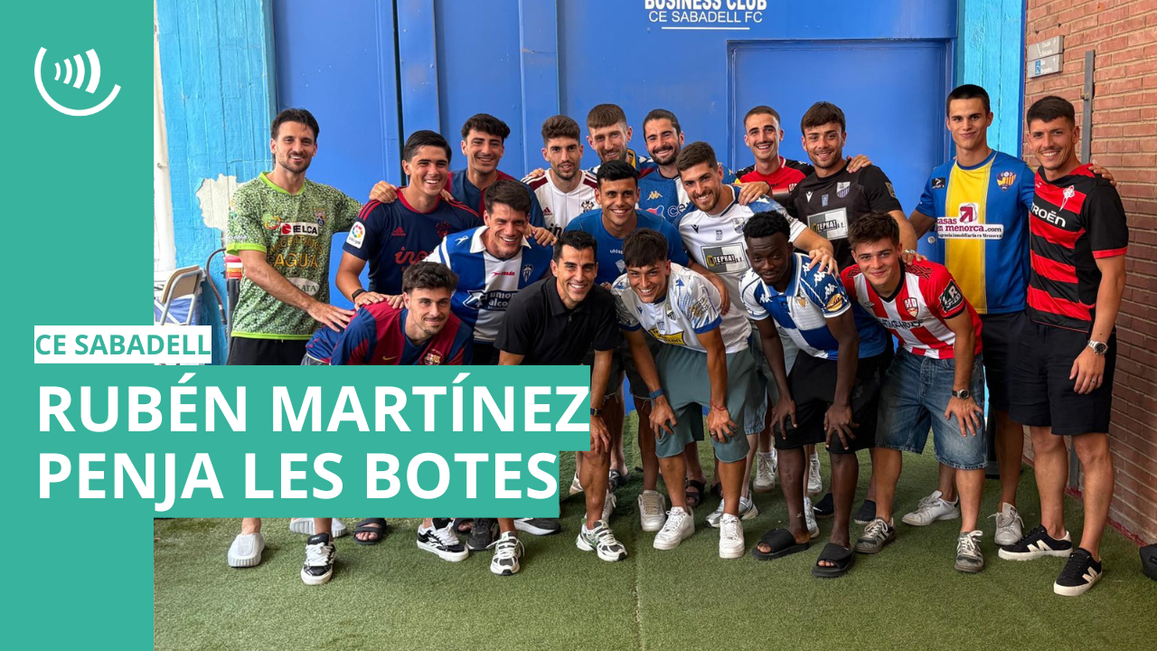 Rubén Martínez penja les botes i és el nou secretari tècnic