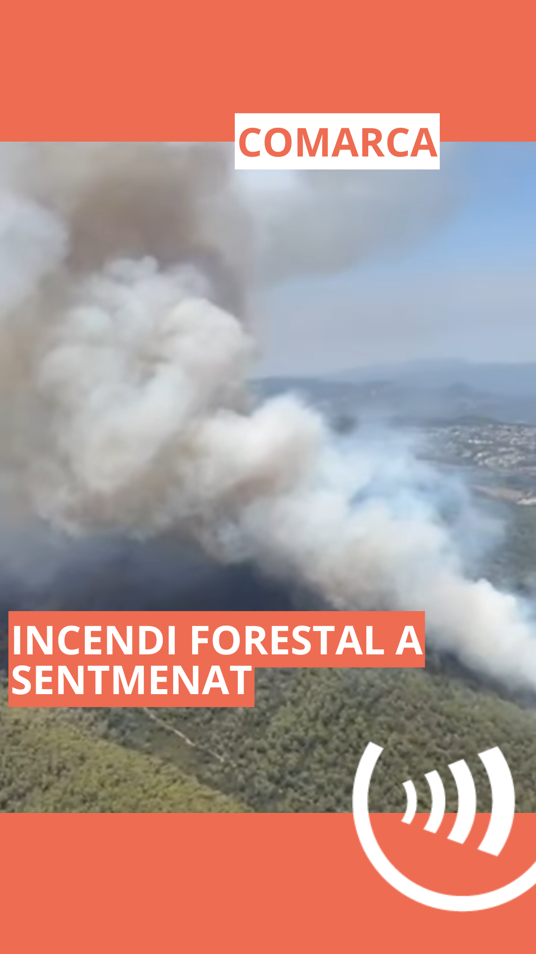 Incendi forestal Sentmenat