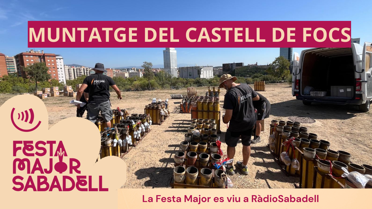 Com es prepara el castell de focs de Festa Major?