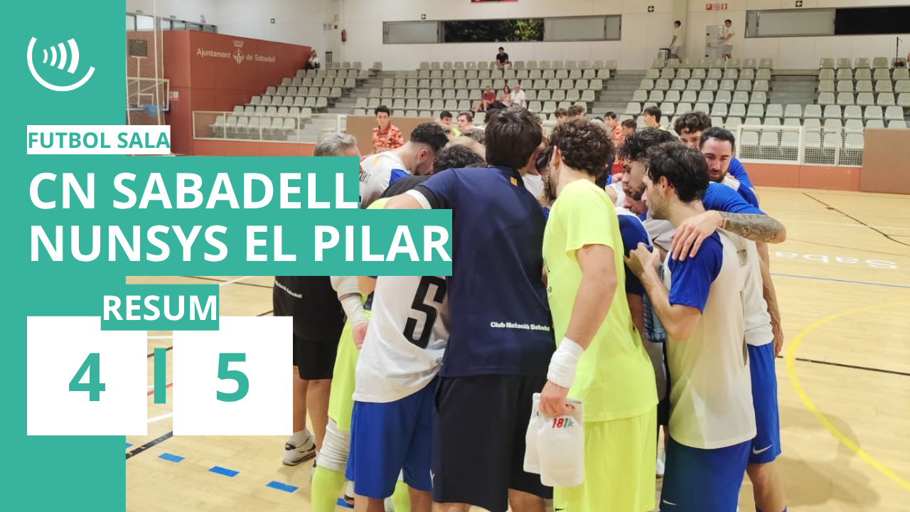  RESUM | CN Sabadell 4-5 SD El Pilar