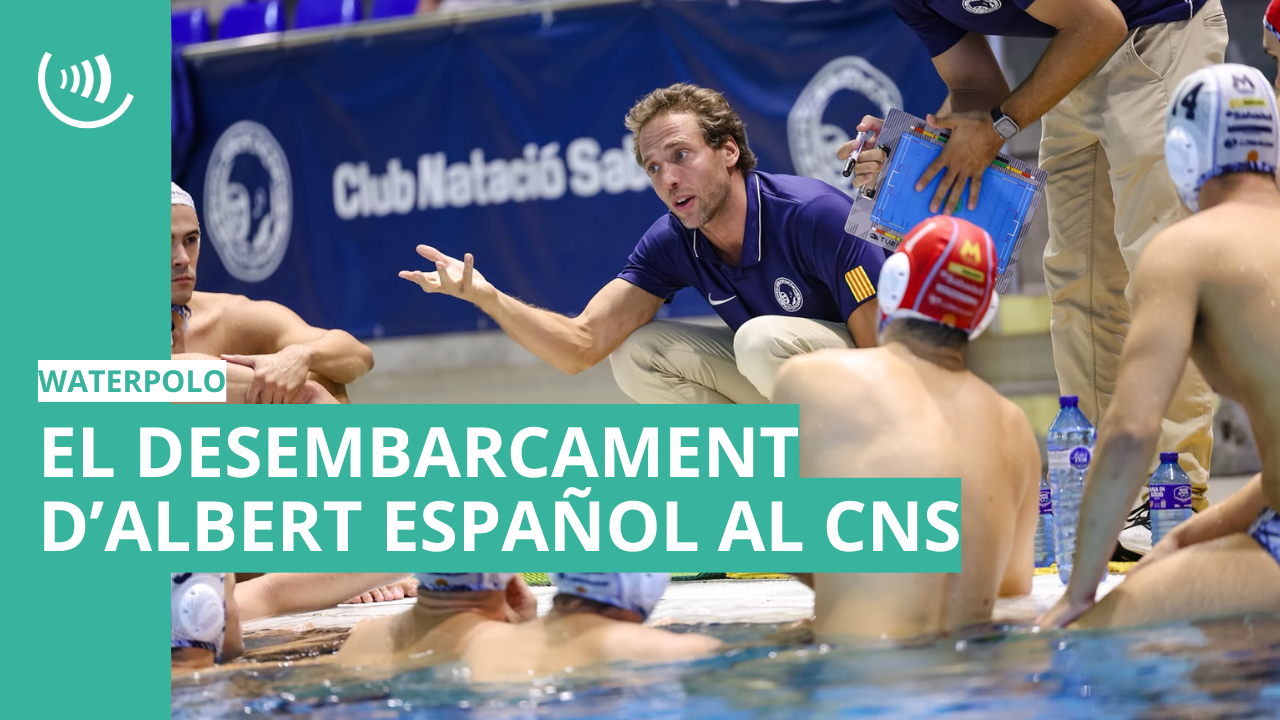 El desembarcament d'Albert Español al Club Natació Sabadell