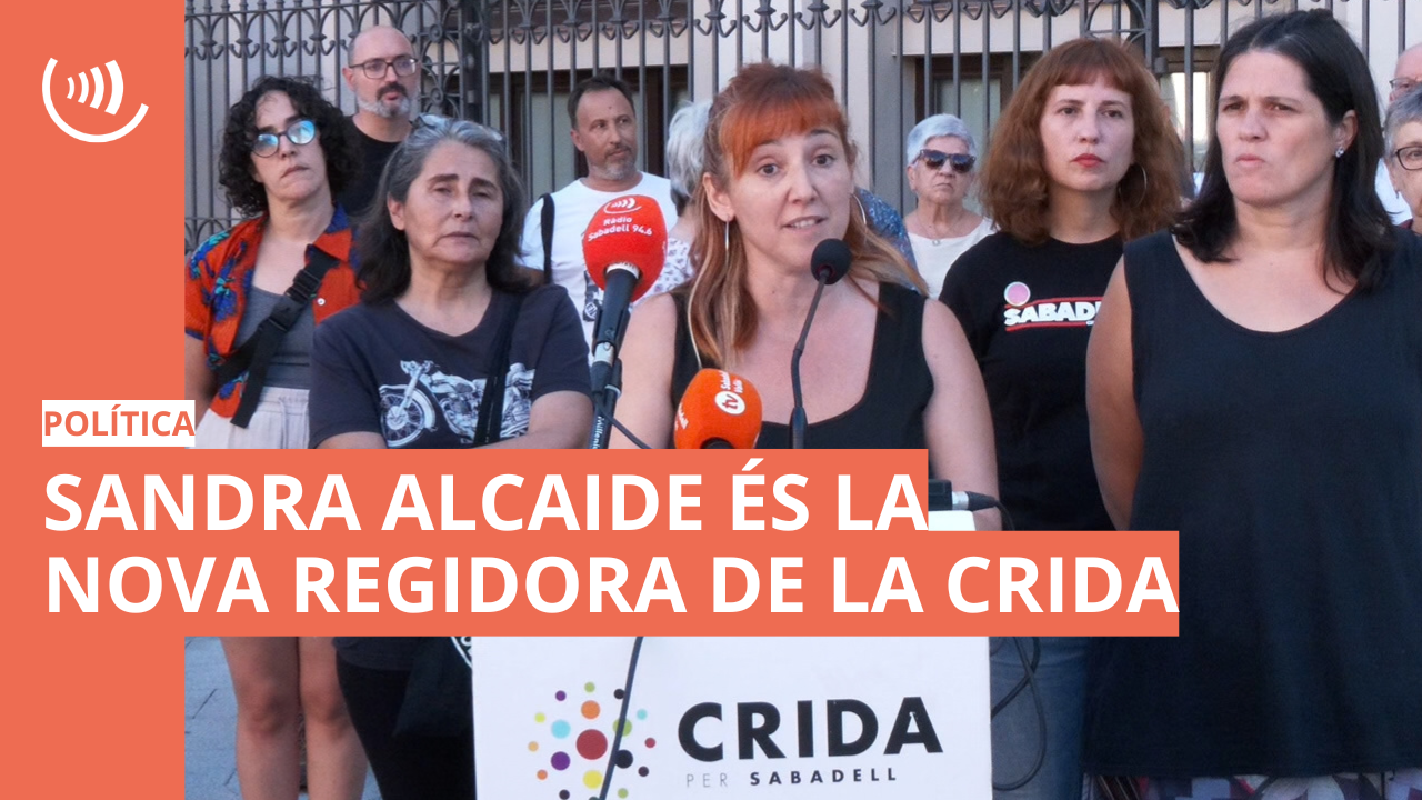 Sandra Alcaide, nova regidora de la Crida per Sabadell