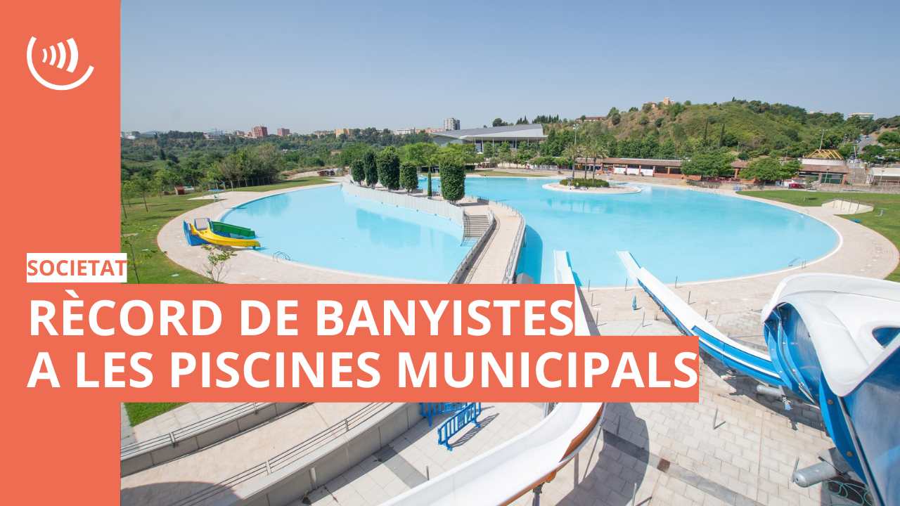 Rècord de banyistes a les piscines municipals
