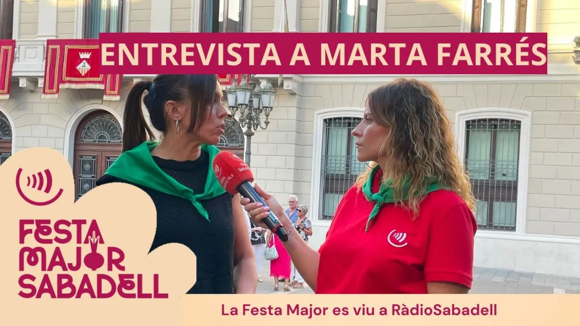 Marta Farrés valora la Festa Major 2026