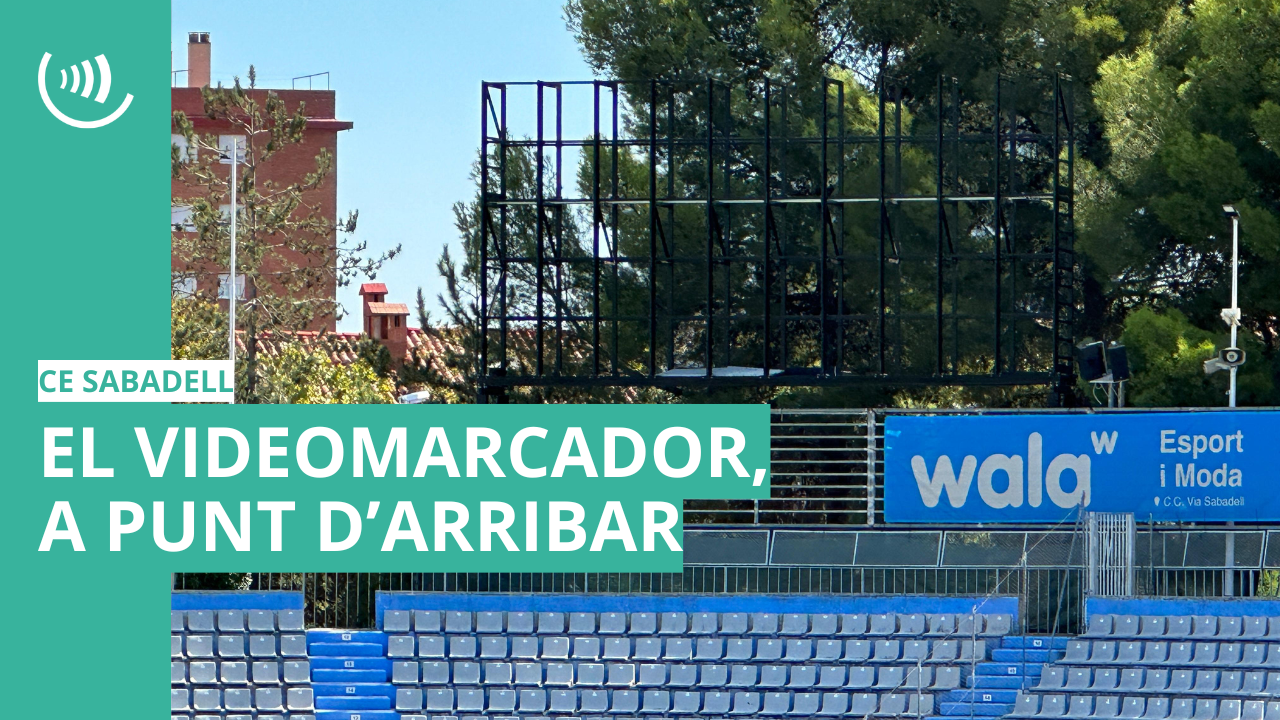El videomarcador no s'estrenarà el dia del Sabadell-Tenerife
